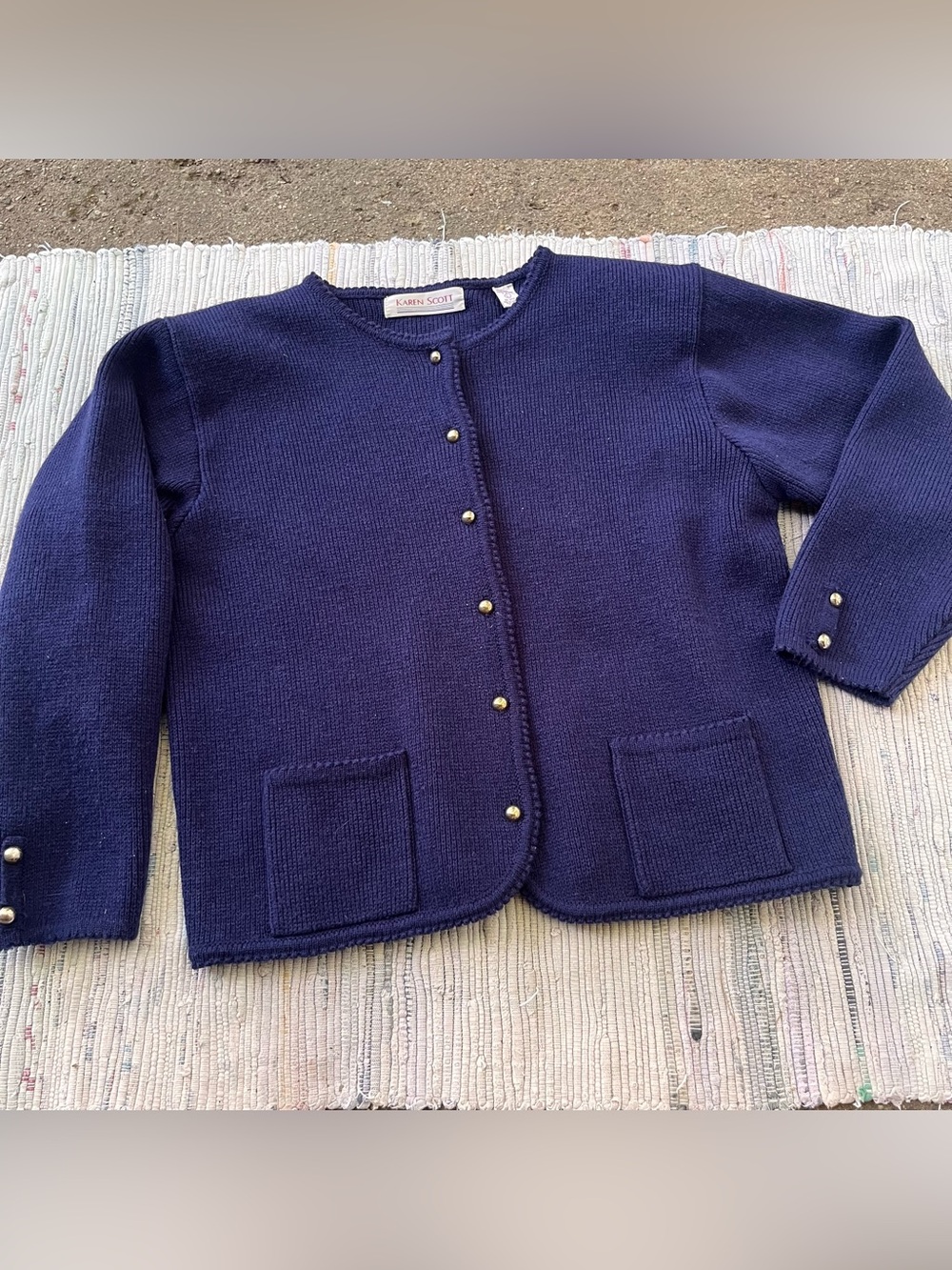 Vintage wool cardigan women’s large